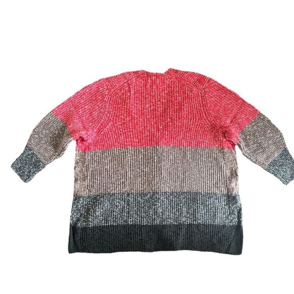 NIC+ZOE Colorblock Ember cardigan button front sweater size 3X - Picture 7 of 11